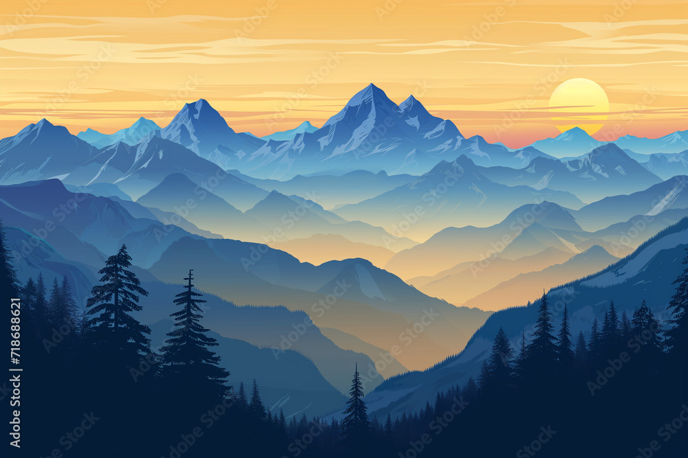 mountain landscape mountain landscape