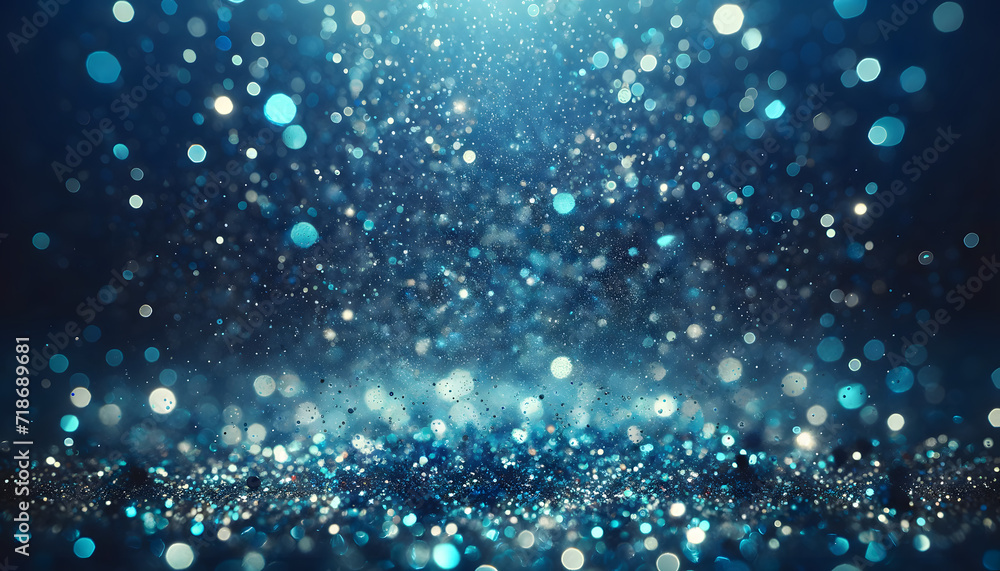 Starry night glitter in cool blue tones.
Generative AI. Starry night glitter in cool blue tones.
Generative AI.