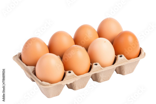 Eggs in a Box Isolated On Transparent Background © Yasir