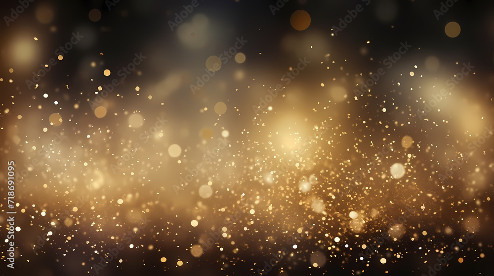 Fototapeta premium Happy New Year, burning fireworks with bokeh light background