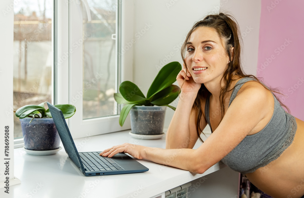 The juxtaposition of professional and personal life highlights modern motherhood and remote work flexibility. This image perfectly captures the essence of work-life balance in todays digital age. The juxtaposition of professional and personal life highlights modern motherhood and remote work flexibility. This image perfectly captures the essence of work-life balance in todays digital age.