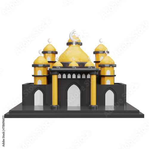 3D Mosque Illustration