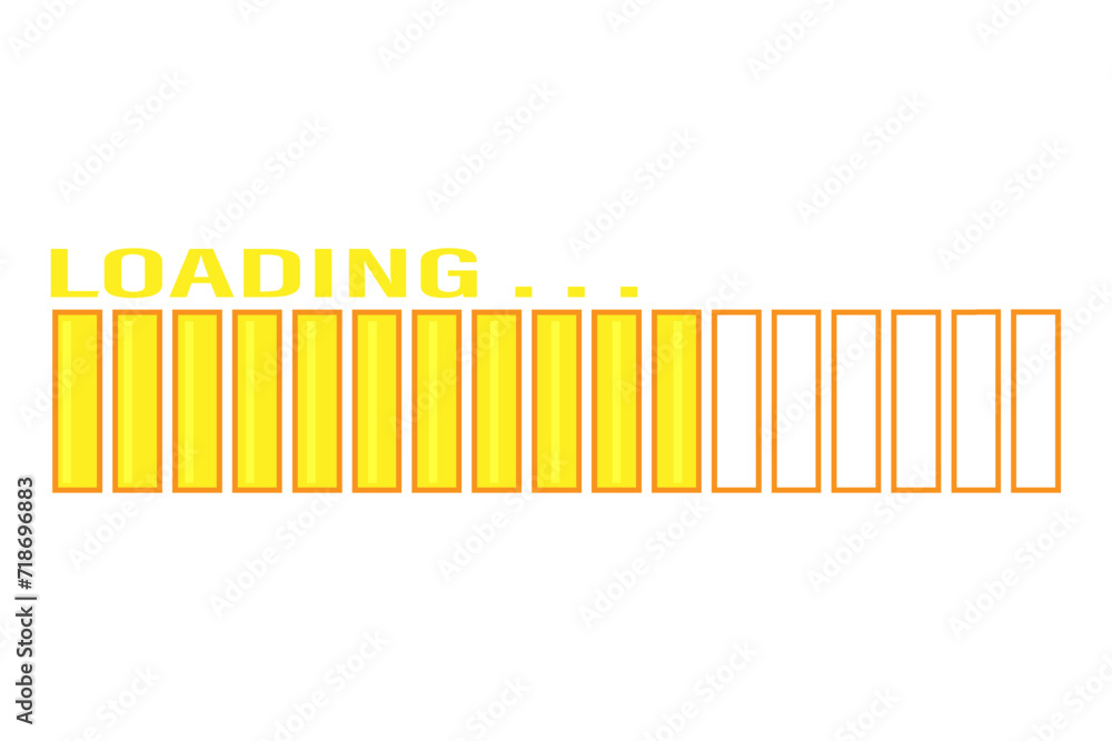 Loading Progress Bar Sticker Design Loading Progress Bar Sticker Design
