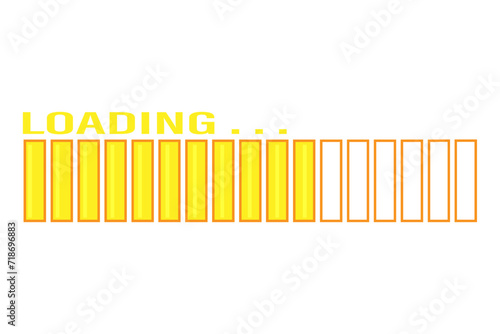 Loading Progress Bar Sticker Design