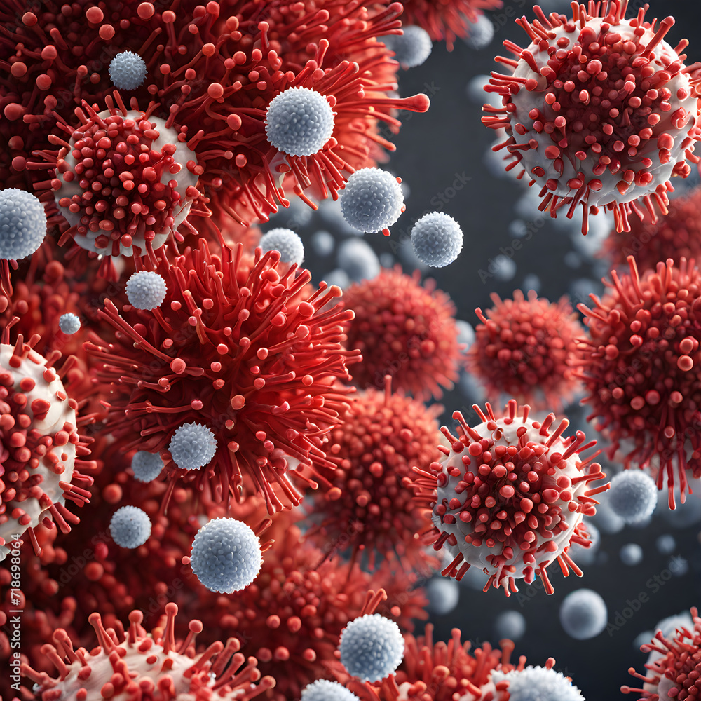 red and blue virus, generative ai red and blue virus, generative ai