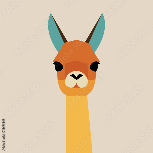lama vector illustration