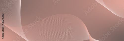 Abstract background vector orange, peach fuzz with dynamic waves for wedding business. Futuristic backdrop with network wavy lines. Premium template with stripes and gradient mesh for banner or poster