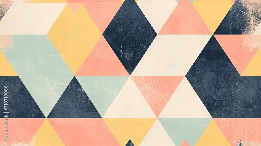 Seamless pastel background with triangles Seamless pastel background with triangles
