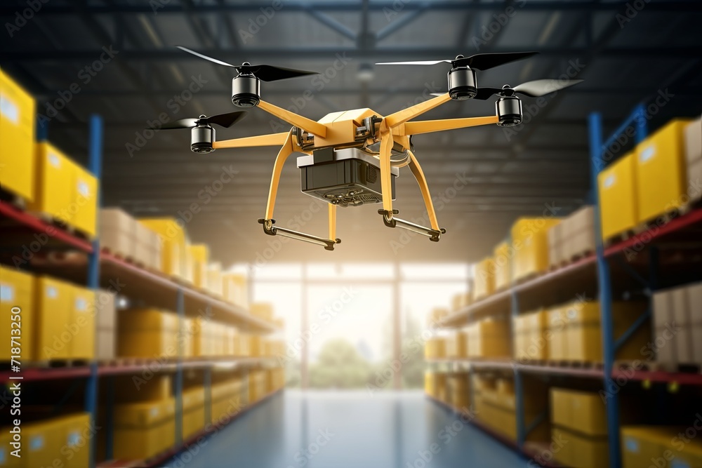 Same day delivery autonomous flight package drone UAS or UAVs. Data ...