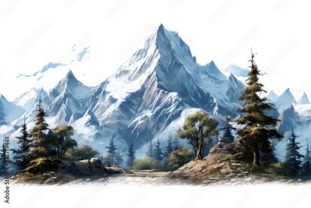 Fototapeta premium Morning mountain view