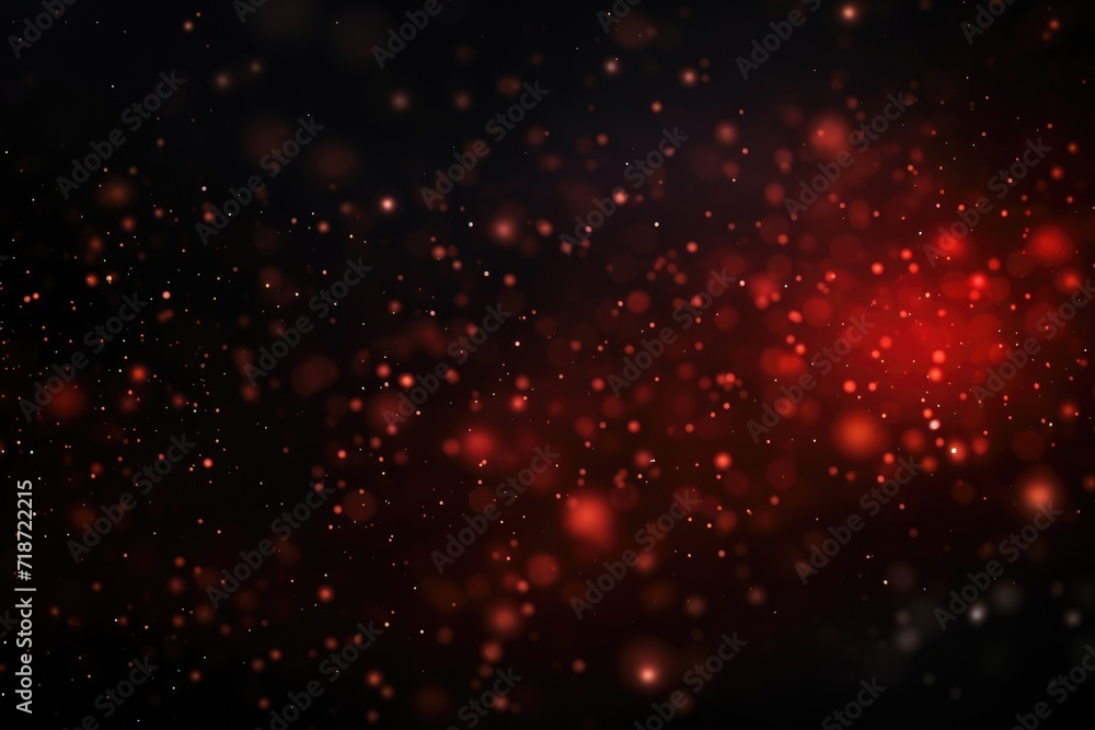 Red lights bokeh on black background. Red lights bokeh on black background.