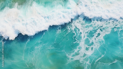 Ocean Water Texture. Generative AI