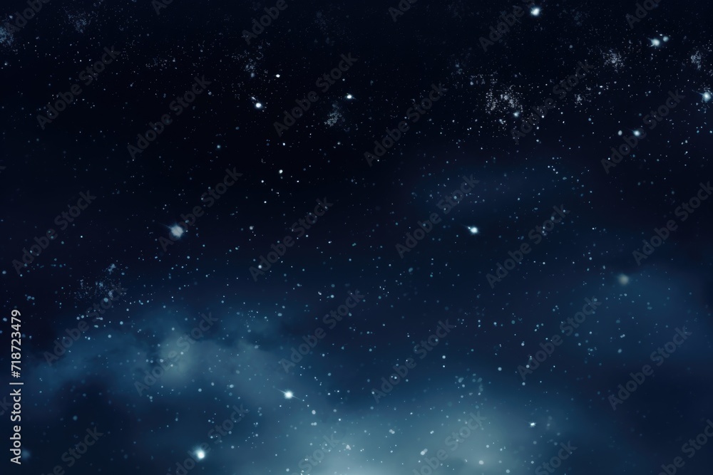 Dark interstellar sky with stars as background.