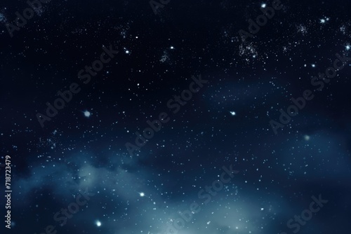 Dark interstellar sky with stars as background.
