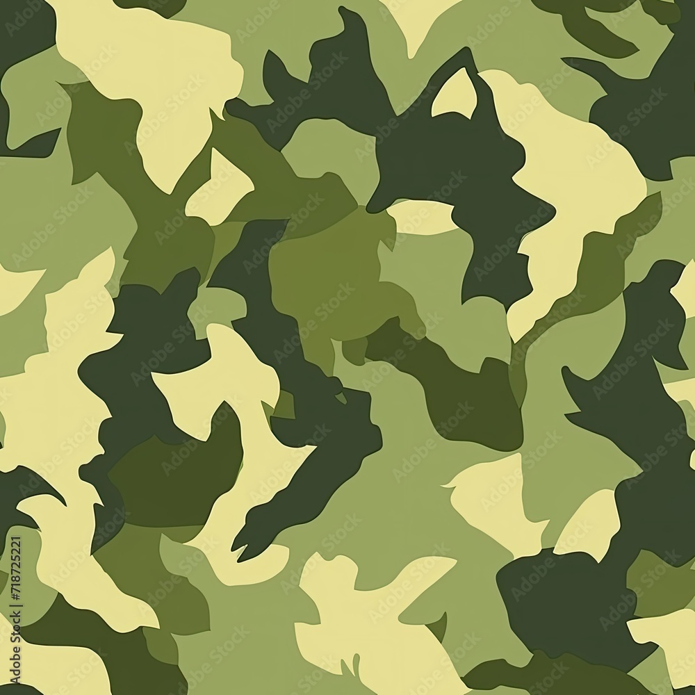 Close Up of Camo Pattern, Detailed and Seamless Design for Fashion and Outdoor Enthusiasts Close Up of Camo Pattern, Detailed and Seamless Design for Fashion and Outdoor Enthusiasts