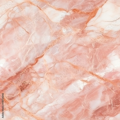 Close-Up of Pink Marble Surface With Seamless Pattern