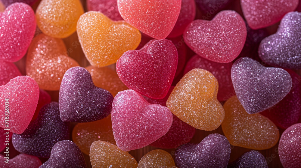 Pile of heart shape candy background concept. Close up image. Pile of heart shape candy background concept. Close up image.
