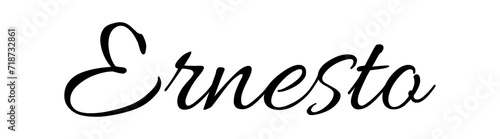 Ernesto - black color - name - ideal for websites, emails, presentations, greetings, banners, cards, books, t-shirt, sweatshirt, prints, cricut, silhouette,	