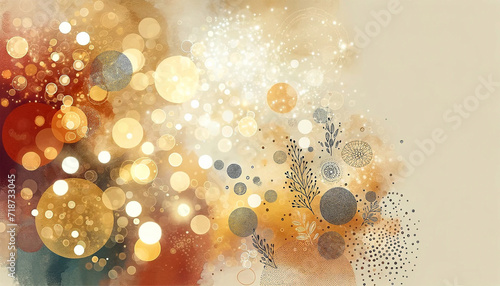 abstract bokeh background, bokeh, holiday, light, christmas, gold, bright, sparkle