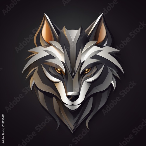 Wallpaper Mural wolf head Torontodigital.ca