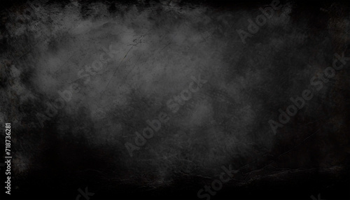 Black grunge background with space for writing