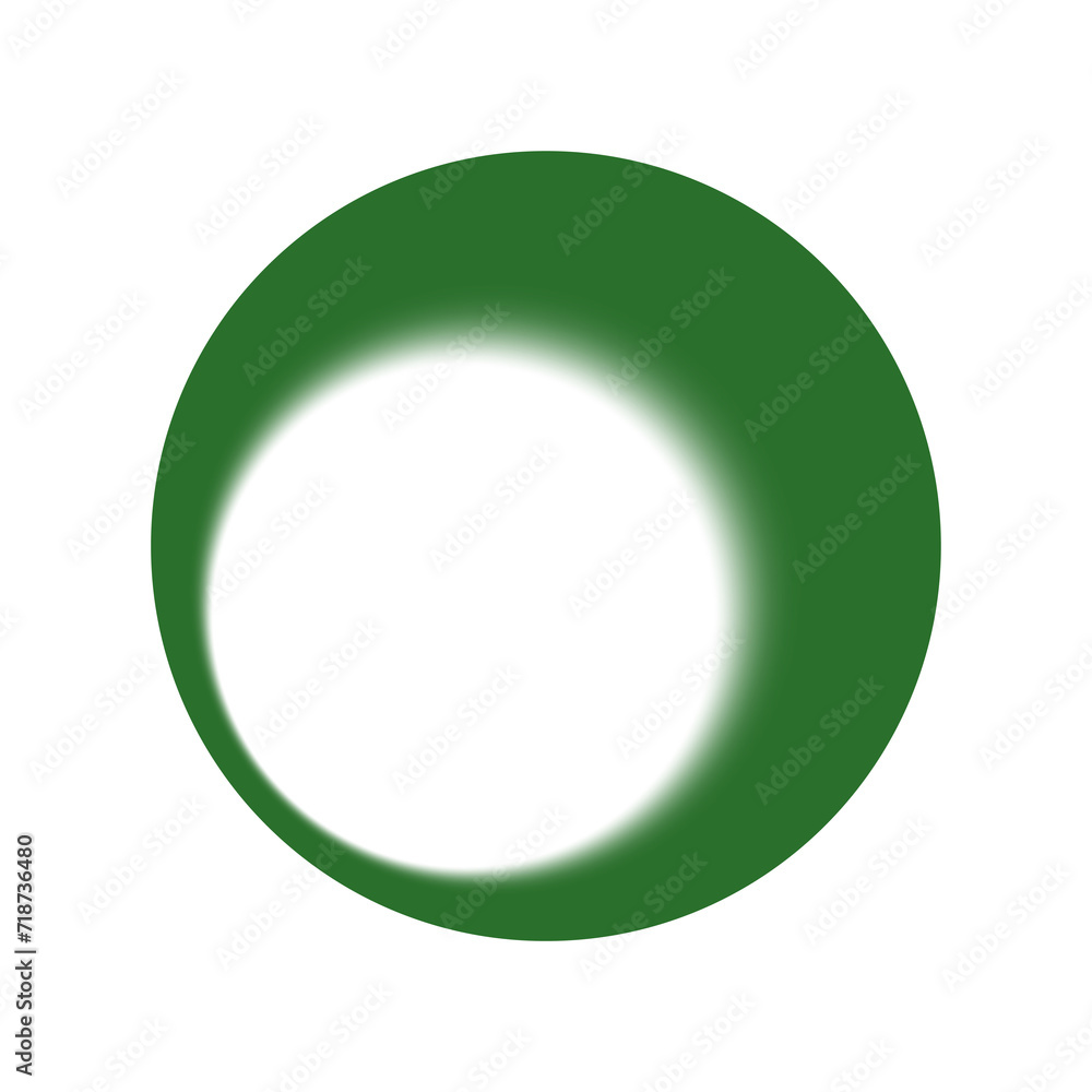 Green Circle Shadow Frame Green Circle Shadow Frame