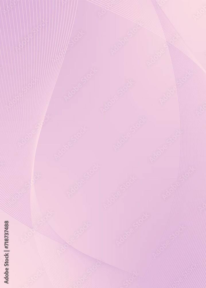 Abstract background vector pink with dynamic waves for wedding design. Futuristic technology backdrop with network wavy lines. Premium template with stripes and gradient mesh for banner or poster