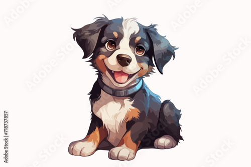 Puppy. Vector illustration for T-shirt designs