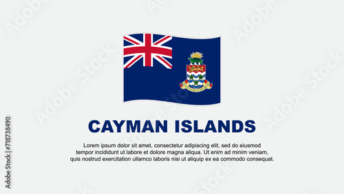 Free Download Cayman Islands Flag Abstract Background Design Template. Cayman Islands Independence Day Banner Social Media Vector Illustration. Cayman Islands Background - GFXLoad