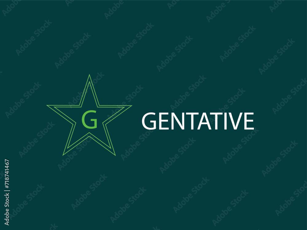 Obraz premium Bussienss modern letter logo