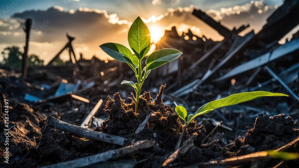 A green sprout that grew on the ruins after the cataclysm. The renaissance after Catholicism A green sprout that grew on the ruins after the cataclysm. The renaissance after Catholicism