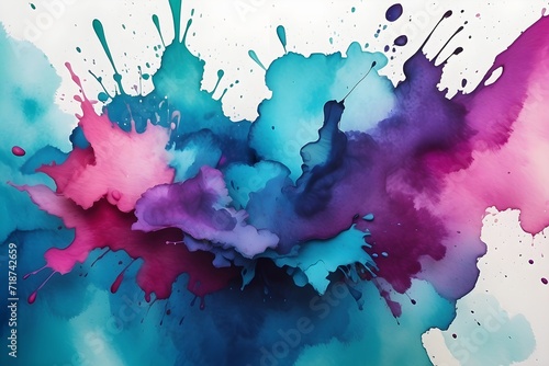 Wallpaper Mural Abstract Captivating Watercolor Stains background Torontodigital.ca