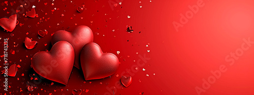 Heart card for Valentine's Day. Selective focus. © Яна Ерік Татевосян