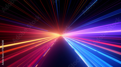 Neon speed abstract background, digital abstract background