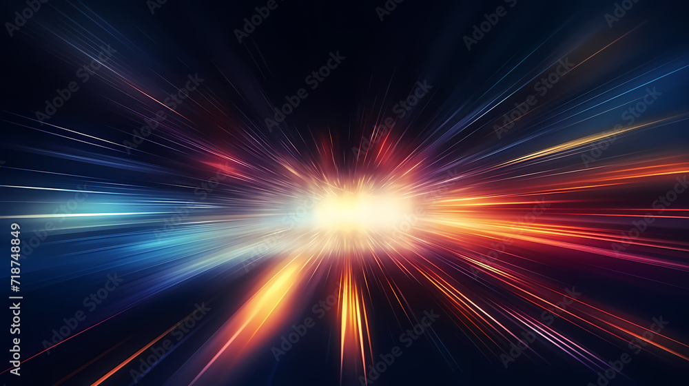 Neon speed abstract background, digital abstract background