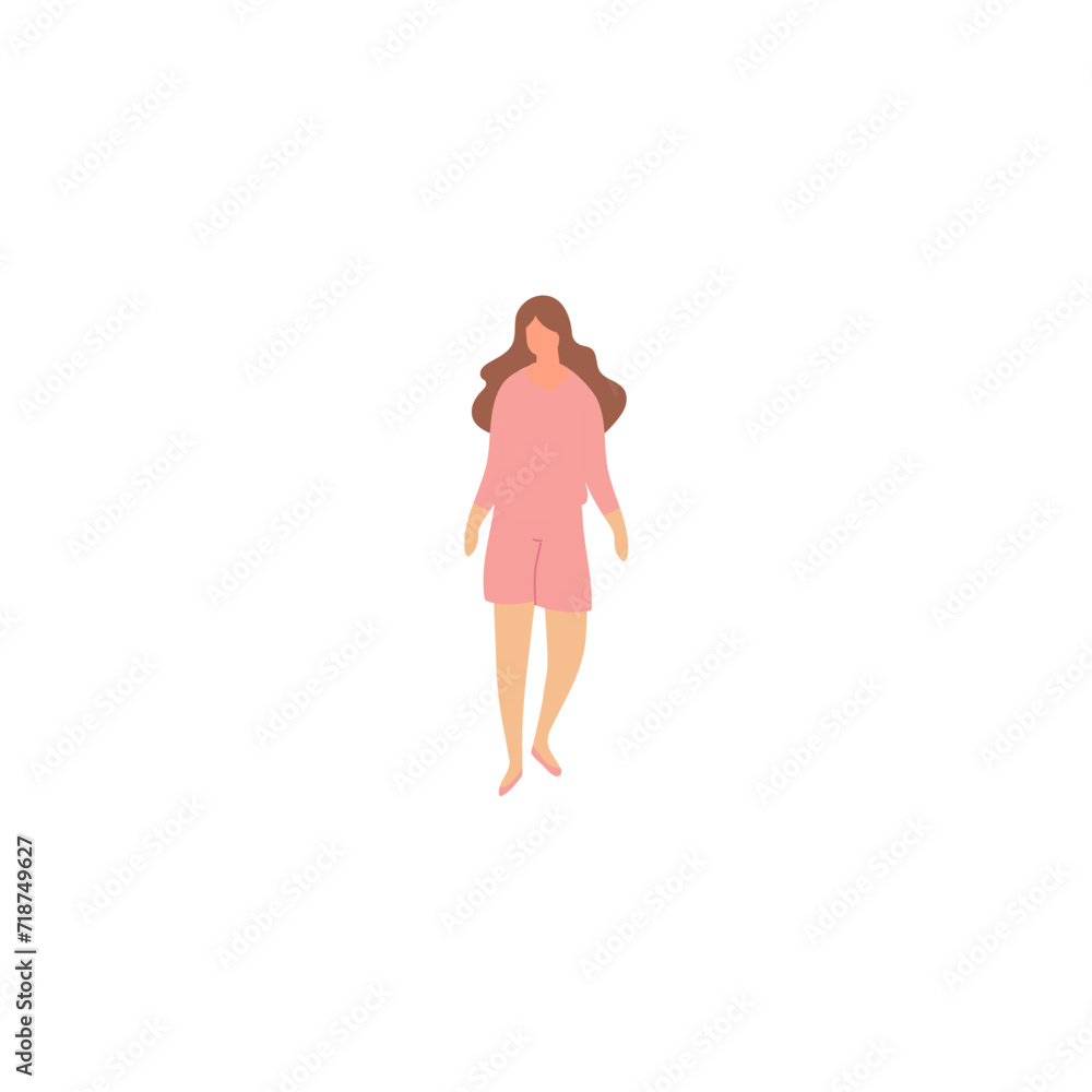 holiday pose of woman in pink dress beautiful holiday pose of woman in pink dress beautiful