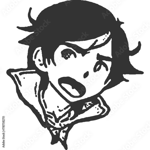 Underestimate vintage Illustration Vector