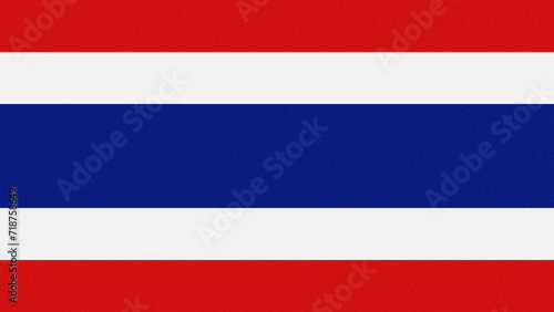 Принти на полотні Thailand national flag with noise texture.