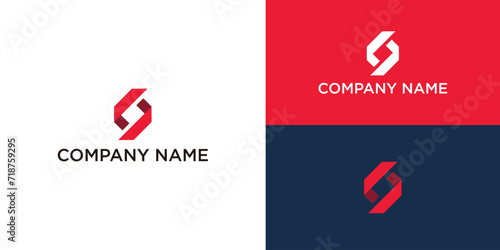 creative minimal CS logo icon design
