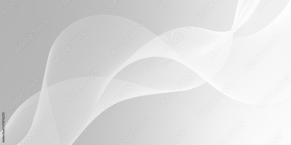 Gray and white abstract background with flowing particles. Digital future technology concept. business background lines wave abstract flowing stripe and curve. Gray and white abstract background with flowing particles. Digital future technology concept. business background lines wave abstract flowing stripe and curve.