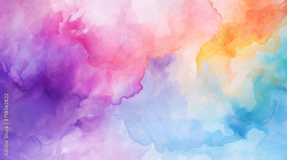 Bright abstract watercolor colorful background texture