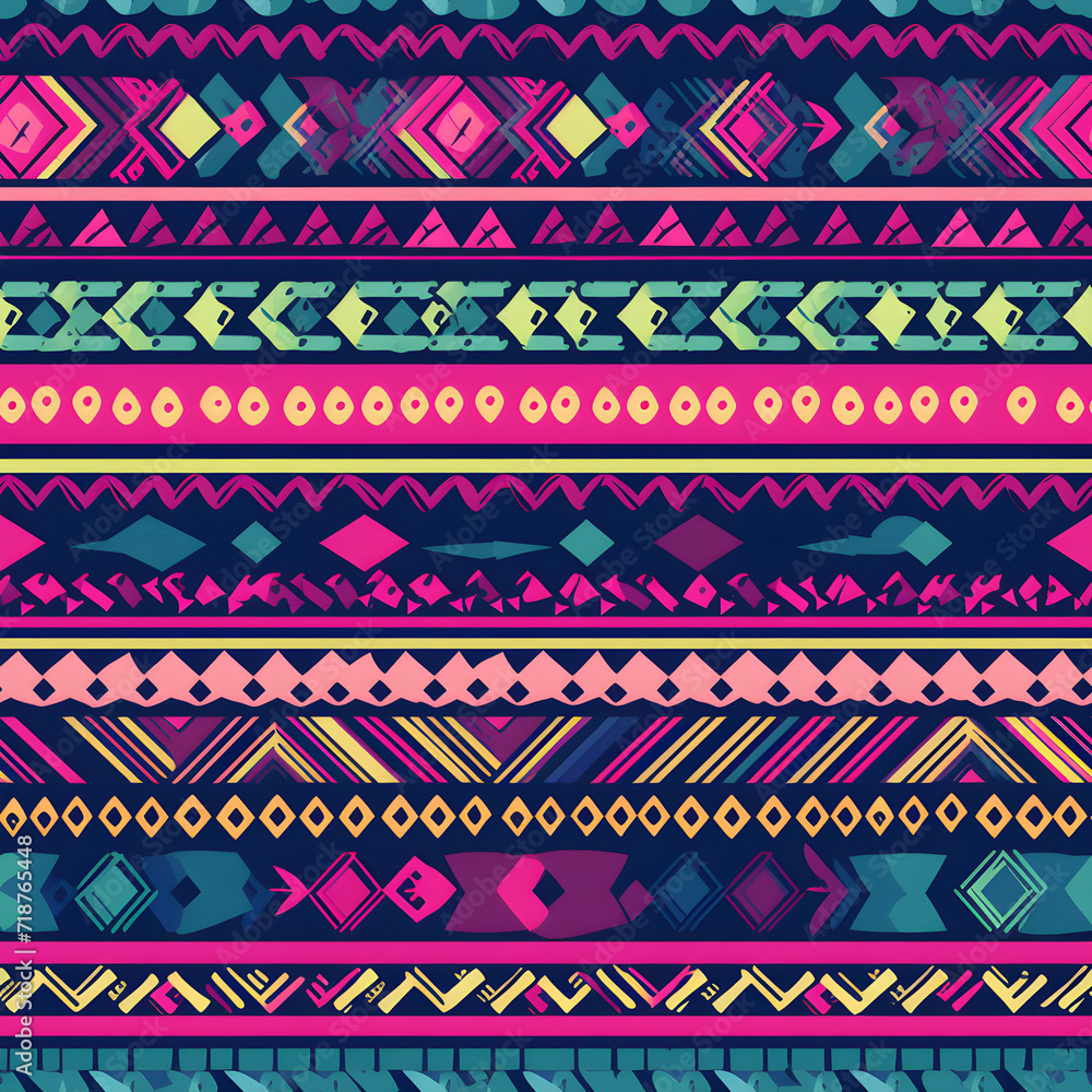 seamless pattern with tribal elements seamless pattern with tribal elements