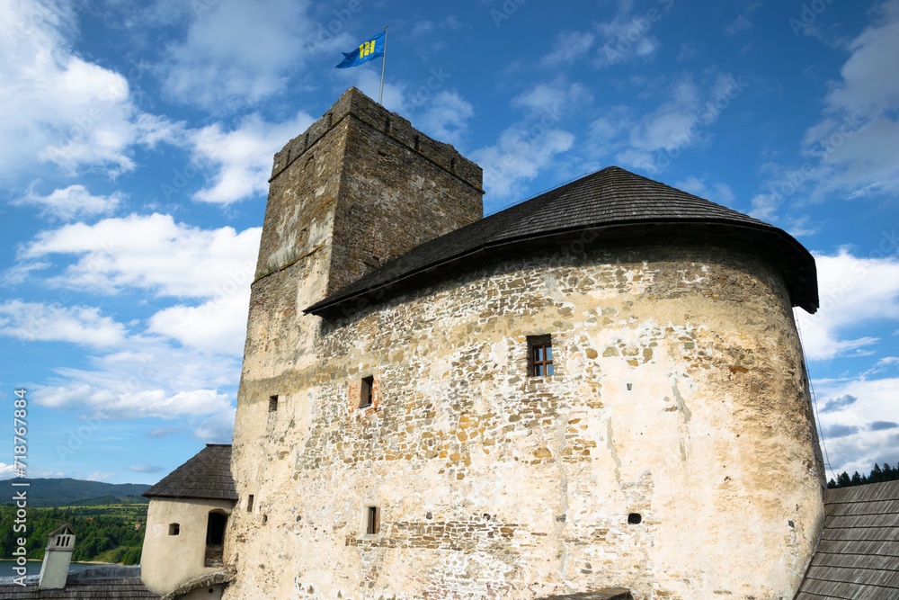 Dunajec Castle in the village of Niedzica-Zamek, Poland.