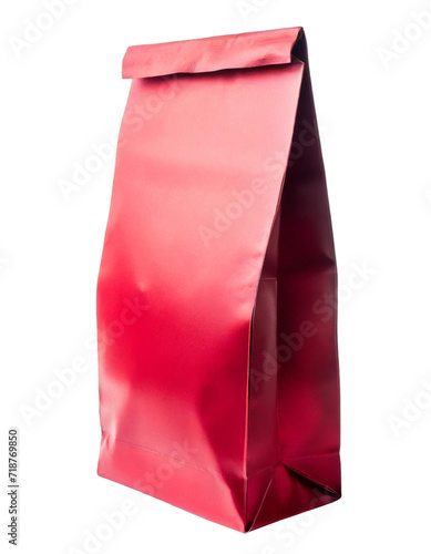 Paper Bag Mockup - Takeaway or Food Paper Container Template for Branding or Product Design - Soft Light casted on Object