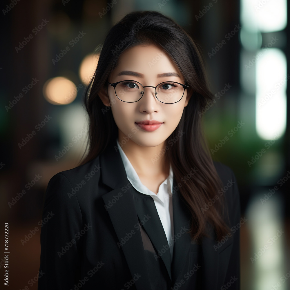 Smart Beautiful Asian Corporate Girls, Young Professional Female Employee, Smiling And Looking Confident, Pretty Corporate Girl, Generative Ai. Smart Beautiful Asian Corporate Girls, Young Professional Female Employee, Smiling And Looking Confident, Pretty Corporate Girl, Generative Ai.