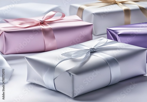 Pastel Glossy Color Holiday Gifts photo