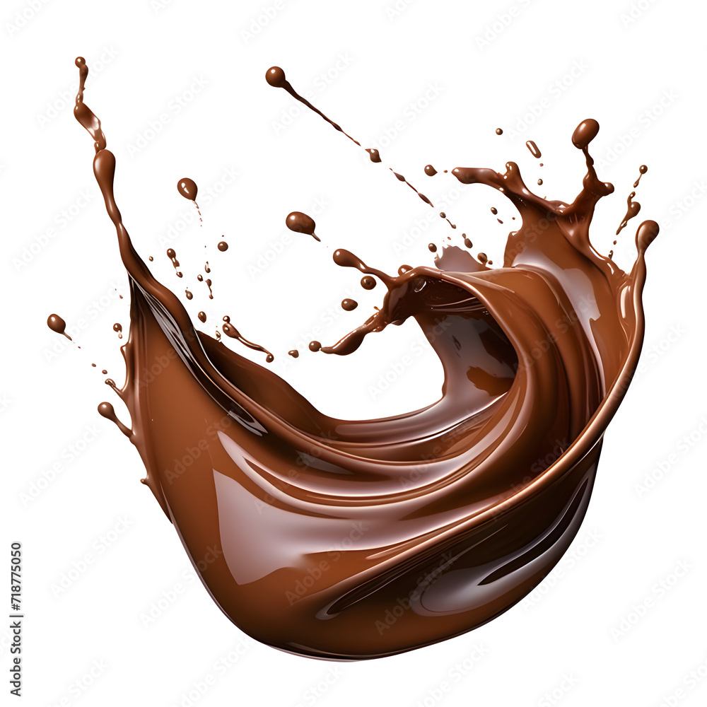 chocolate falling from above isolated on png background chocolate falling from above isolated on png background