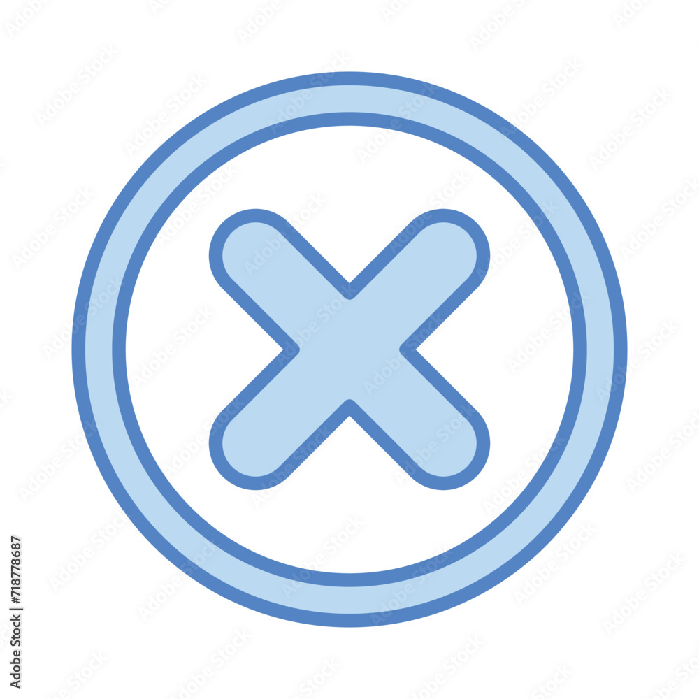 Wrong icon isolate white background vector stock illustration Wrong icon isolate white background vector stock illustration