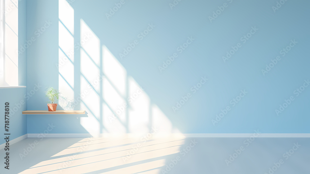 Obraz premium 3D rendering minimalist interior room, empty room, minimalist style interior background