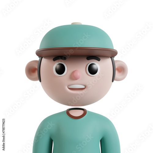 people avatar 3d illustration